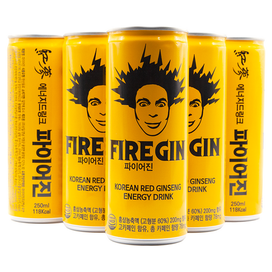 FIREGIN Korean Red Ginseng Energy Drink, 250 ml