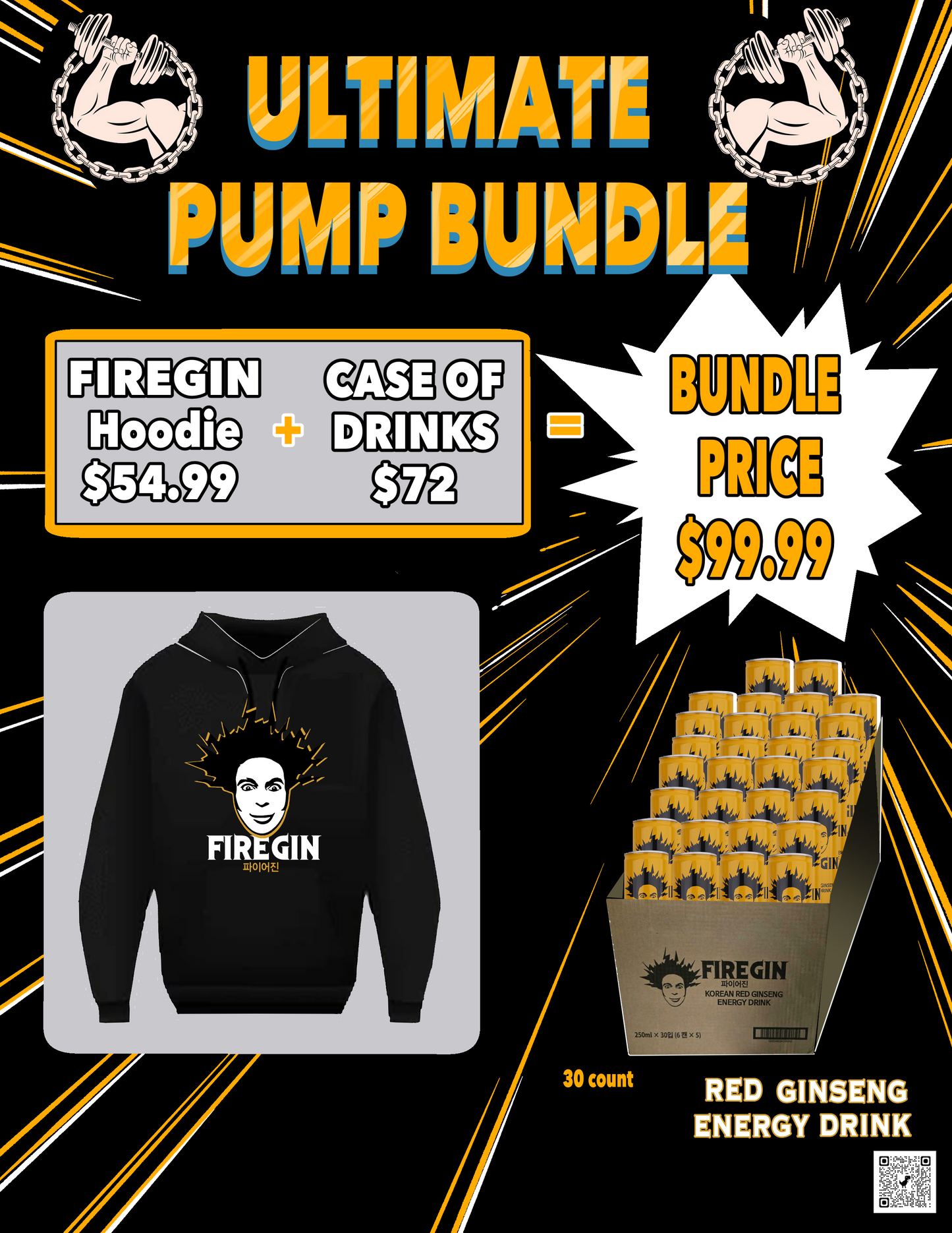 FIREGIN Lifestyle Bundle – Rep the Brand + Fuel Your Grind | FREE SHIPPING